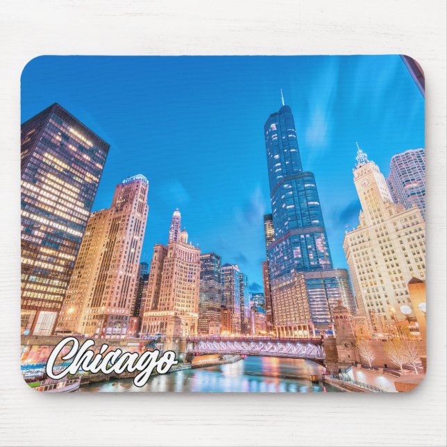 Chicago, Illinois, United States Mouse Pad (Front)