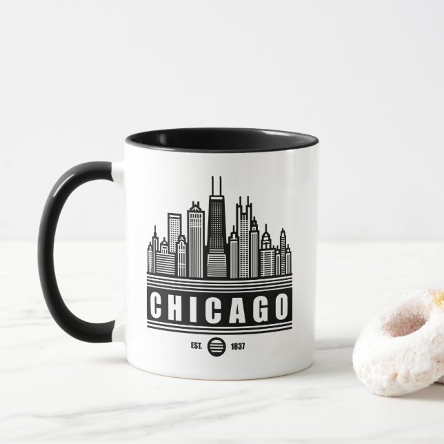 Chicago Illinois United States  Mug (With Donut)
