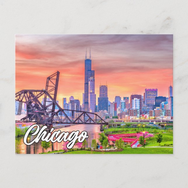 Chicago, Illinois, USA Postcard (Front)