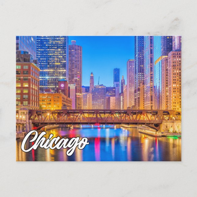 Chicago, Illinois, USA Postcard (Front)
