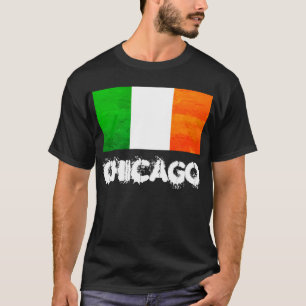 Chicago Irish Pride with Ireland Flag T-Shirt