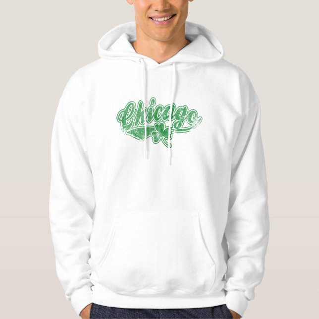 Chicago Irish Shamrock Hoodie (Front)
