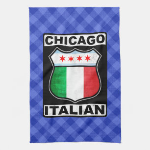 Chicago Italian American   Kitchen Towel