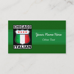 Chicago Italien American Custom Cartes de visite