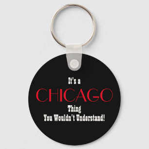Chicago Keychain