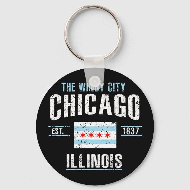 Chicago Keychain (Front)