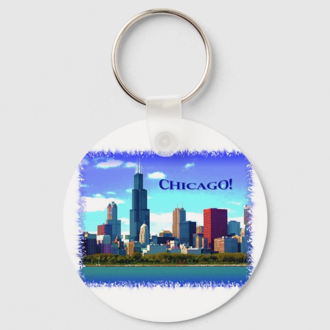Chicago Keychain (Front)