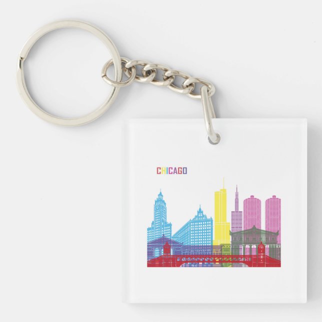CHICAGO KEYCHAIN (Front)