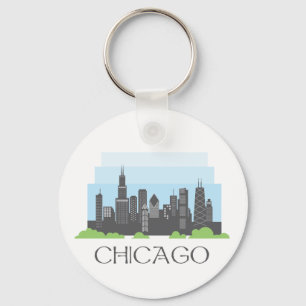 Chicago Keychain