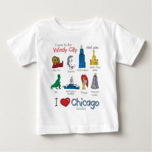 Chicago--kids-Icons-NEW-[Co Baby T-Shirt