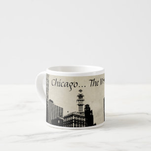 Chicago la tasse venteuse de café express de ville