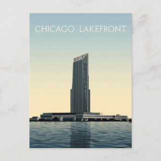 Chicago Lakefront: Modern Tower Postcard