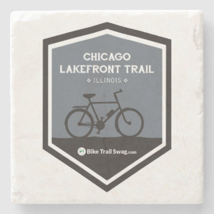 Chicago Lakefront Trail Stone Coaster