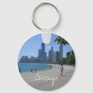 Chicago Lakeshore Keychain