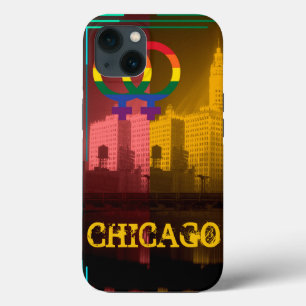 Chicago Lesbian Interest Colourful Pride Gay iPhone 13 Case