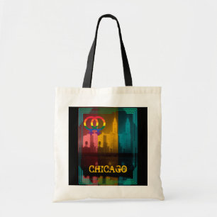 Chicago Lesbian Interest Colourful Pride Gay Tote Bag