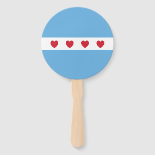 Chicago Love Hand Fan