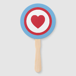 Chicago Love   Hand Fans   Blue