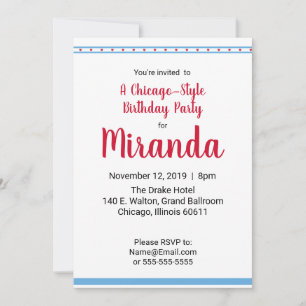 Chicago Love Invitation