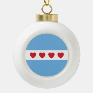 Chicago Love   Ornament   Christmas