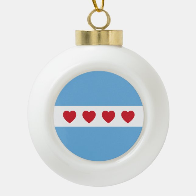 Chicago Love | Ornament | Christmas (Front)