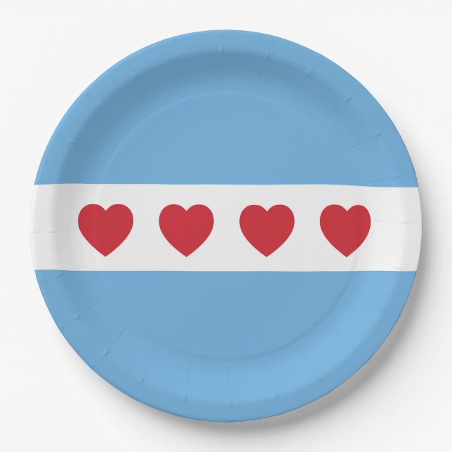 Chicago Love | Paper Plates (Front)