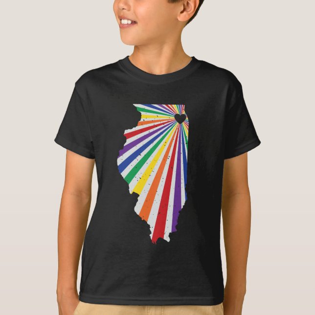 Chicago Love (Pride) T-Shirt (Front)
