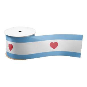 Chicago Love Ribbon Satin Ribbon