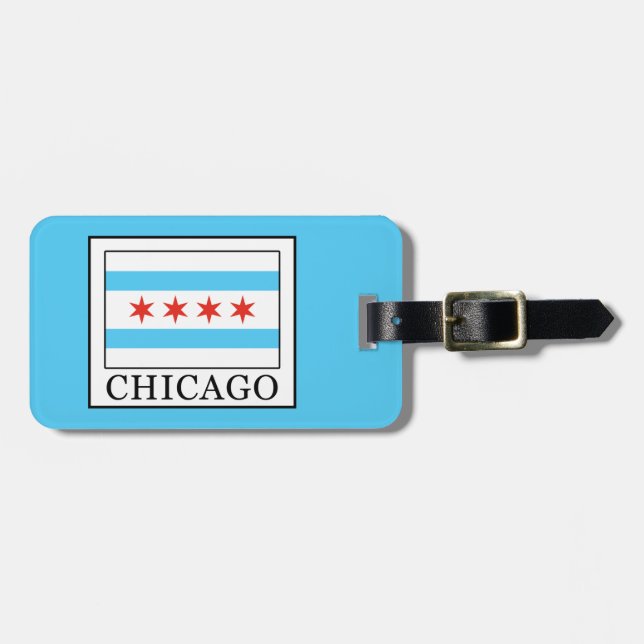 Chicago Luggage Tag (Front Horizontal)