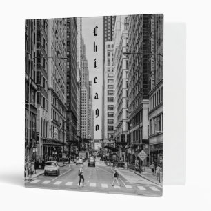 Chicago Madison Street Grayscale 3 Classeur