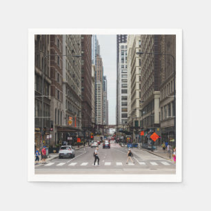 Chicago Madison Street Paper Napkins
