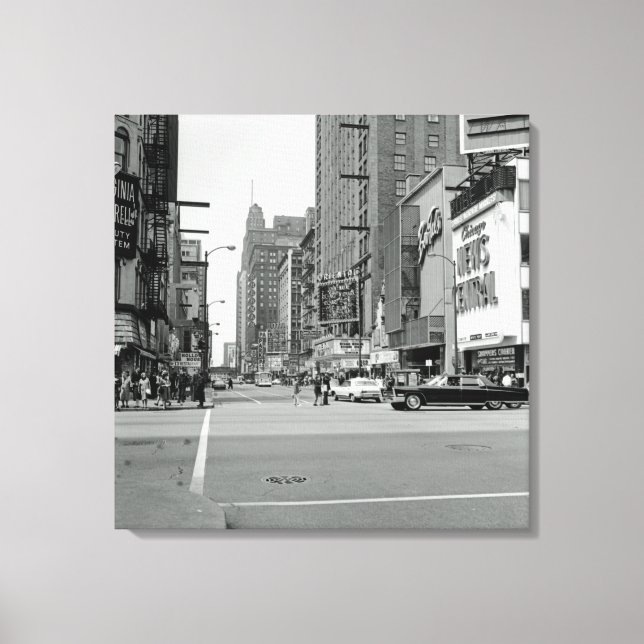 Chicago May 7 1967 Randolph St. Oriental Theatre Canvas Print (Front)