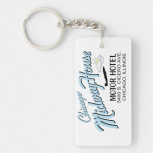 Chicago Midway House Motor Hotel, Chicago, IL Keychain