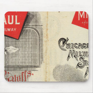 Chicago Milwaukee and St Paul Railway Mouse Pad