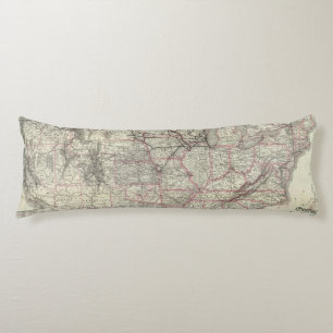 Chicago Milwaukee and St Paul Ry and connections Body Pillow