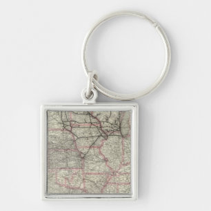 Chicago Milwaukee and St Paul Ry and connections Keychain