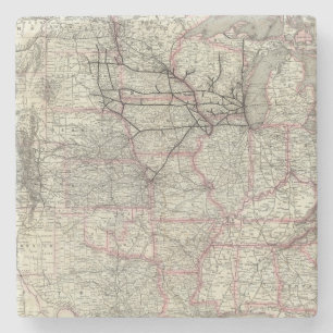 Chicago Milwaukee and St Paul Ry and connections Stone Coaster