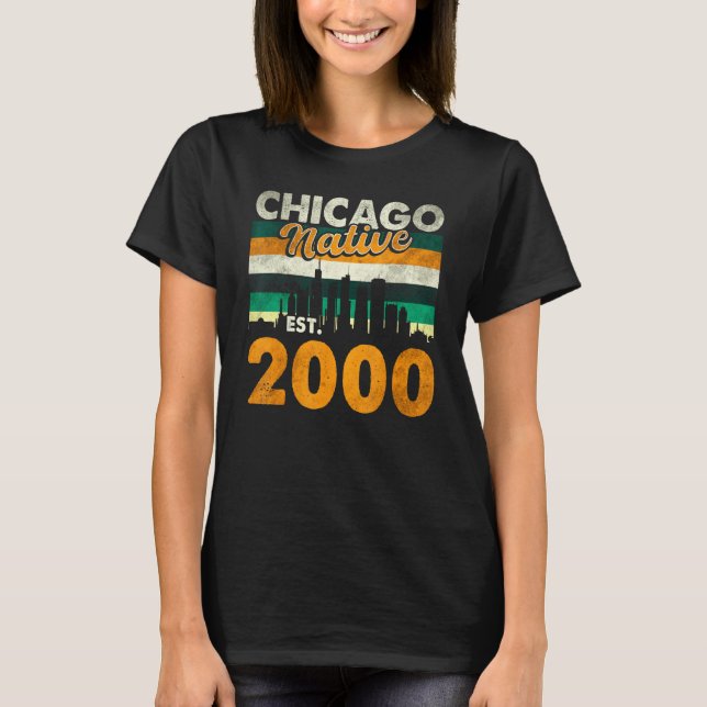 Chicago Native Est 2000 1 T-Shirt (Front)