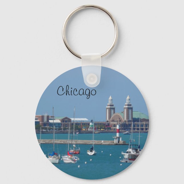 Chicago Navy Pier Keychain (Front)