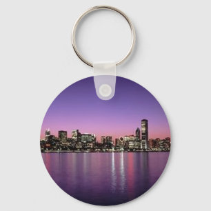Chicago Nitetime Skyline Keychain
