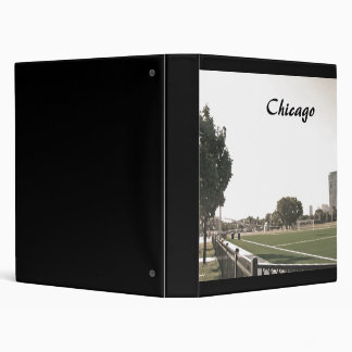 Chicago Park In Sepia Tones Binder