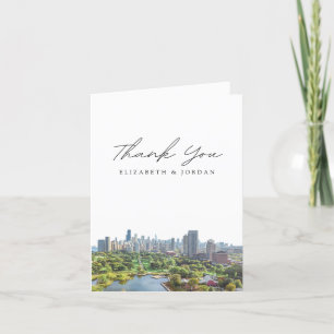 Chicago Photo Lincoln Park Blank Carte de remercie