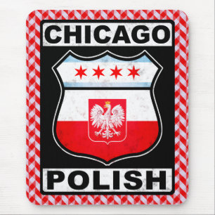 Chicago Polish American Mousemat Mouse Pad