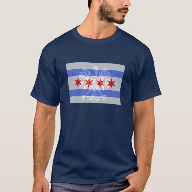 Chicago Polish Flag T-Shirt (Front)