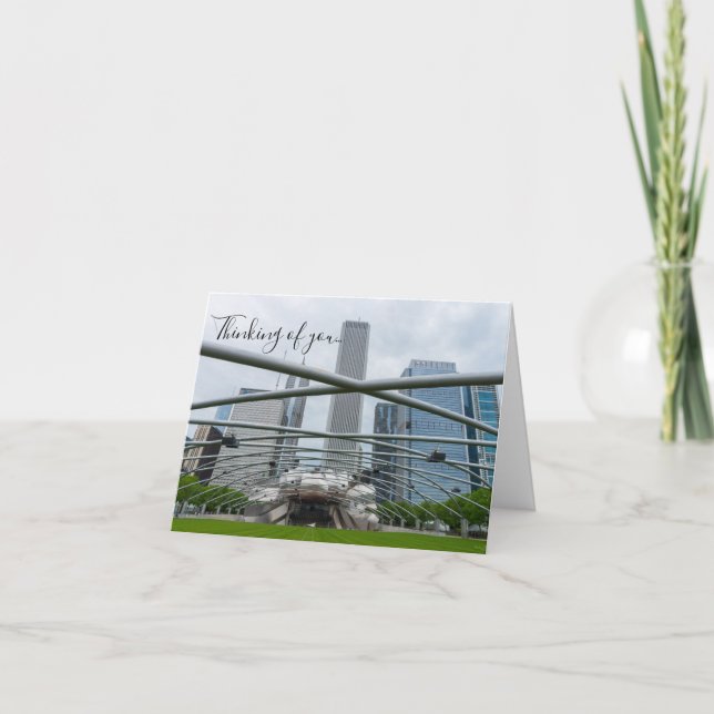 Chicago Pritzker Pavilion Thinking Of You Card (Front)