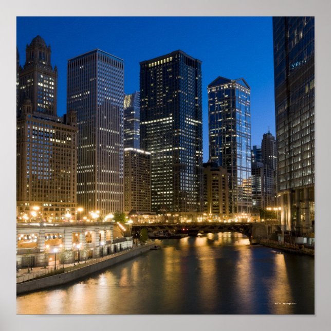 Chicago Riverfront Poster (Front)