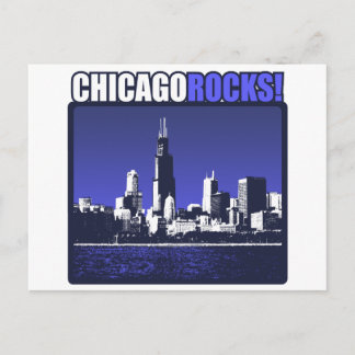 Chicago Rocks! Postcard