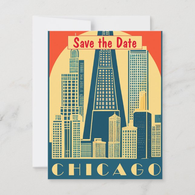 Chicago Save The Date (Front)