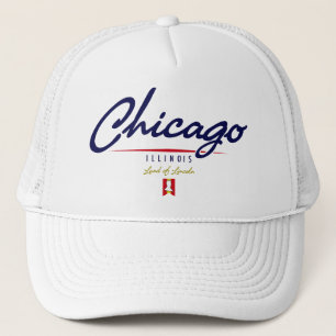 Chicago Script Trucker Hat