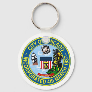 Chicago Seal Keychain